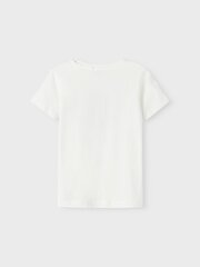 Детская футболка Name It 13213252*04, белая, 5715320964967 цена и информация | Рубашки для мальчиков | 220.lv