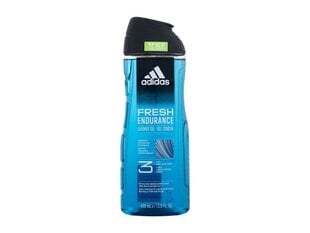 Dušas želeja Adidas Fresh Endurance Shower Gel 3in1, 400 ml cena un informācija | Adidas Smaržas, kosmētika | 220.lv