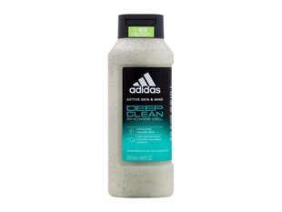 Dušas želeja Adidas Deep Clean Shower Gel, 250 ml cena un informācija | Dušas želejas, eļļas | 220.lv