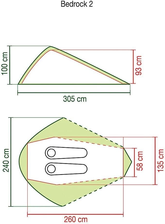 Telts Coleman Bedrock 2 cena un informācija | Teltis | 220.lv
