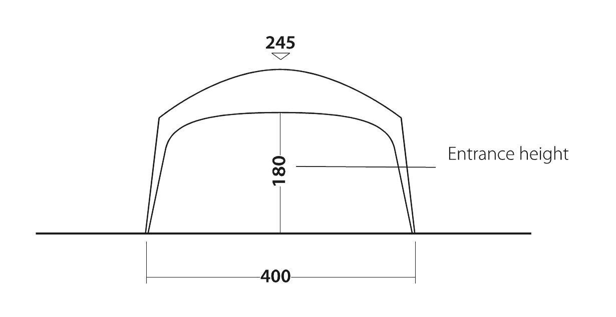 Lapene Outwell Event Lounge XL, pelēka/melna цена и информация | Teltis | 220.lv