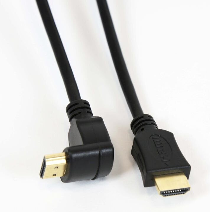 Omega kabelis HDMI 1,5 m, leņķa (41855) cena un informācija | Kabeļi un vadi | 220.lv