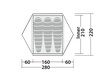 Telts Robens Boulder 3, zila cena un informācija | Teltis | 220.lv