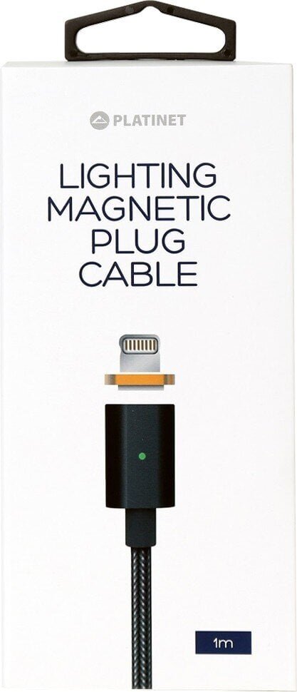 Platinet kabelis Lightning 1 m magnētiskais usb 2.0 (PUCMPIP1) cena un informācija | Kabeļi un vadi | 220.lv