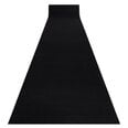 Rugsx ковровая дорожка Rumba, чёрная, 60 см
