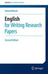 English for Writing Research Papers 2016 2nd ed. 2016 цена и информация | Учебный материал по иностранным языкам | 220.lv