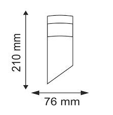 Āra lampa Polux LED 3,6W cena un informācija | Āra apgaismojums | 220.lv