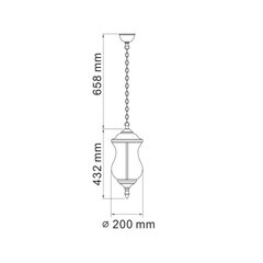 Āra lampa Polux Marsylia IP43,LED цена и информация | Polux Товары для сада | 220.lv