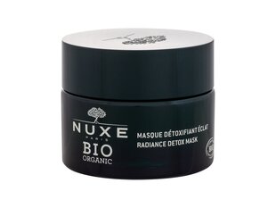 Детоксифицирующая маска для лица Nuxe Bio Organic Radiance Detox Mask, 50 мл цена и информация | Маски для лица, патчи для глаз | 220.lv