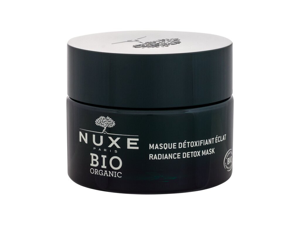 Detoksicējoša sejas maska Nuxe Bio Organic Radiance Detox Mask, 50 ml цена и информация | Sejas maskas, acu maskas | 220.lv