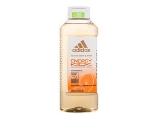 Dušas želeja Adidas Energy Kick Shower Gel for Men, 400 cena un informācija | Dušas želejas, eļļas | 220.lv