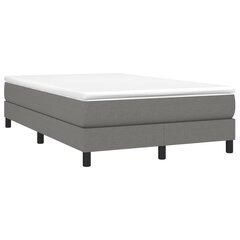 vidaXL atsperu gulta ar matraci, tumši pelēks audums, 120x200cm цена и информация | Кровати | 220.lv