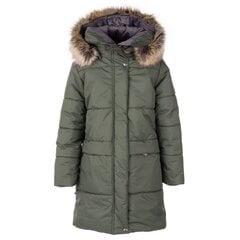Детское пальто Lenne 250g Doree 22365 B*330, оливковое, 4741593208553 цена и информация | Куртки, пальто для девочек | 220.lv