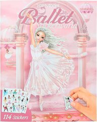 TOPMODEL uzlīmju grāmata Ballet , radošām nodarbēm , 12123 cena un informācija | Krāsojamās grāmatas | 220.lv