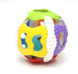 Погремушка разных цветов «мяч - блестит, играет» цена и информация | Игрушки для малышей | 220.lv