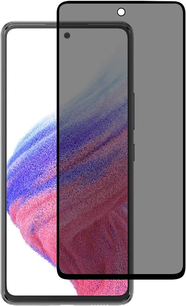 Rock'it Anti-Spy 5D/9H full cover glass Samsung Galaxy A53 cena un informācija | Ekrāna aizsargstikli | 220.lv