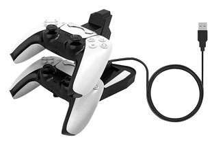 Uzlādes stacija Playstation PS5 kontrolieru uzlādes bāzei cena un informācija | Gaming aksesuāri | 220.lv