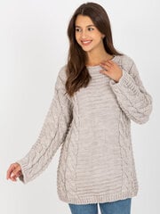 Džemperis sievietēm Rue Paris, pelēks cena un informācija | Sieviešu džemperi | 220.lv