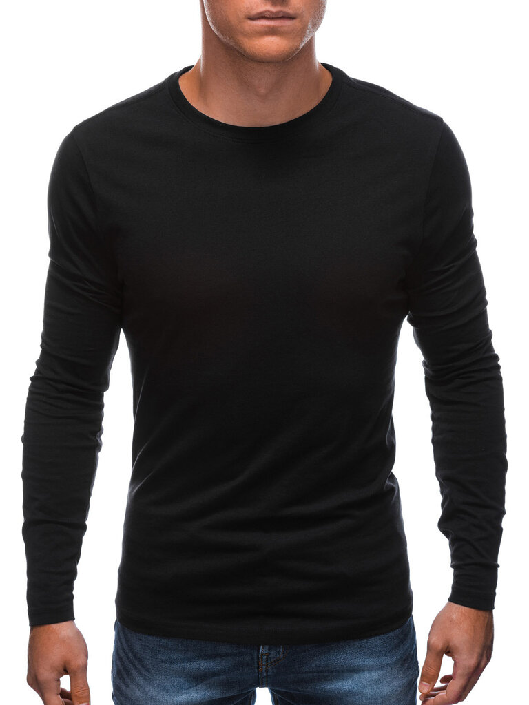 Vīriešu džemperis ar kapuci Edoti L148 melns cena un informācija | Vīriešu jakas | 220.lv