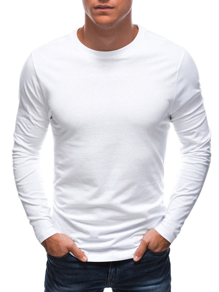 T-krekls ar garām piedurknēm vīriešiem Edoti L148, balts цена и информация | Vīriešu T-krekli | 220.lv