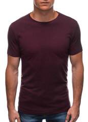 Мужская футболка Edoti S1683, бордовая цена и информация | Мужские футболки | 220.lv
