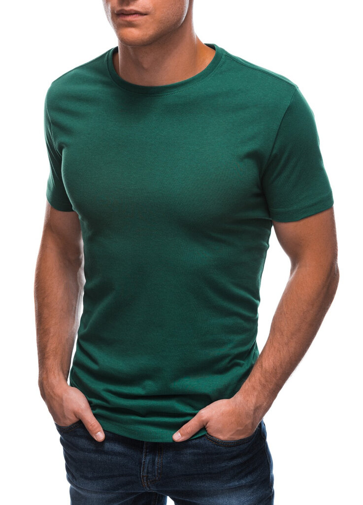 Vīriešu T-krekls Edoti kokvilna S1683 zaļš cena un informācija | Vīriešu T-krekli | 220.lv