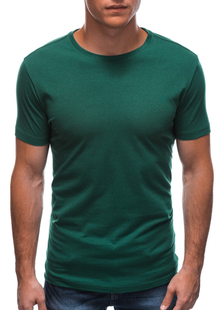 Vīriešu T-krekls Edoti kokvilna S1683 zaļš cena un informācija | Vīriešu T-krekli | 220.lv