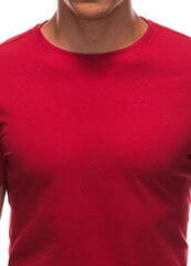 Vīriešu T-krekls kokvilna Edoti S1683 sarkans cena un informācija | Vīriešu T-krekli | 220.lv