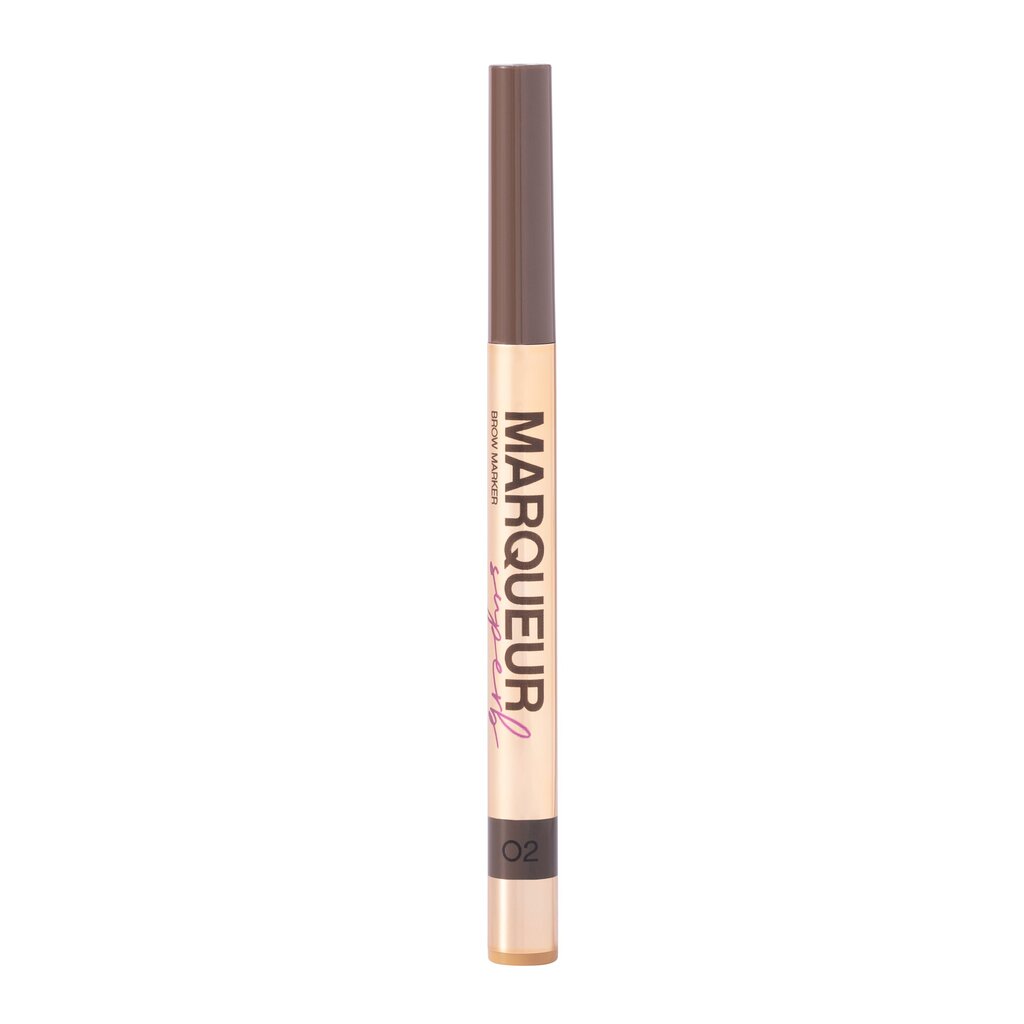 Vivienne Sabo Uzacu flomāsters Brow marker Superb, 02 · Dark brown (for brunettes) cena un informācija | Uzacu krāsas, zīmuļi | 220.lv