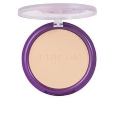 Vivienne Sabo Kompaktais pūderis Mattifying Pressed powder Absolute matte, 6 g, 02 · Light beige cena un informācija | Grima bāzes, tonālie krēmi, pūderi | 220.lv