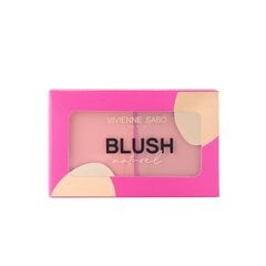 Vivienne Sabo Vaigu sārtums Blush palette Naturel, 6 g, 01 Soft pink cena un informācija | Bronzeri, vaigu sārtumi | 220.lv