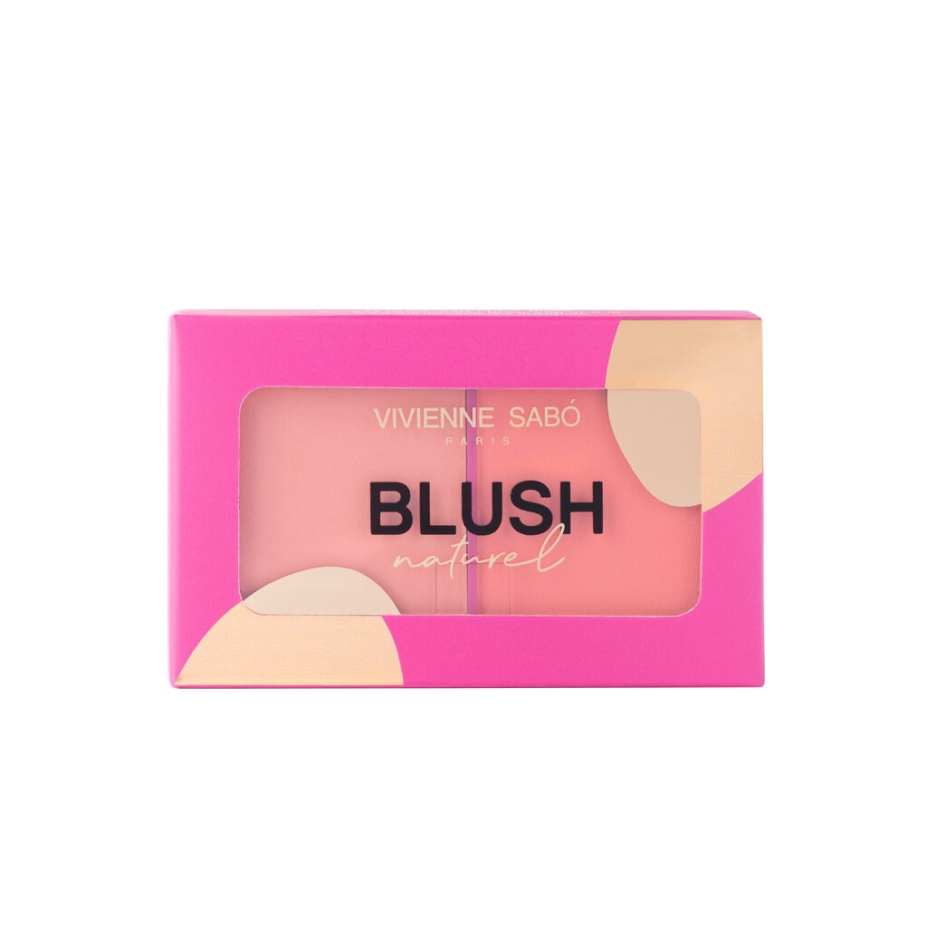 Vivienne Sabo Vaigu sārtums Blush palette Naturel, 6 g, 03 Peach cena un informācija | Bronzeri, vaigu sārtumi | 220.lv