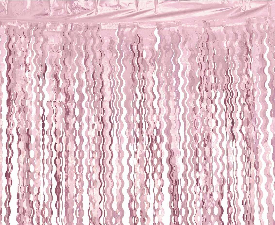 Dekoratīvs ornaments - swirls, 100 x 200 cm, krāsa: metāliski rozā (SH-KSPR) 1151 цена и информация | Svētku dekorācijas | 220.lv