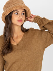 Džemperis sievietēm Och Bella, brūns cena un informācija | Sieviešu džemperi | 220.lv