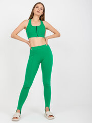 Женские леггинсы, зеленые  цена и информация | Спортивная одежда для женщин | 220.lv