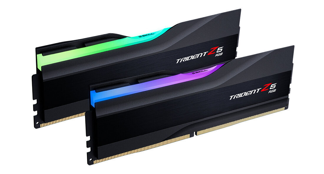 G.Skill Trident Z5 RGB, 32GB (2x16GB), DDR5, 6000MHz, Black (F5-6000J3238F16GX2-TZ5RK) cena un informācija | Operatīvā atmiņa (RAM) | 220.lv