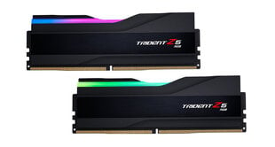 G.Skill Trident Z5 RGB, 32GB (2x16GB), DDR5, 6000MHz, Black (F5-6000J3238F16GX2-TZ5RK) cena un informācija | Operatīvā atmiņa (RAM) | 220.lv