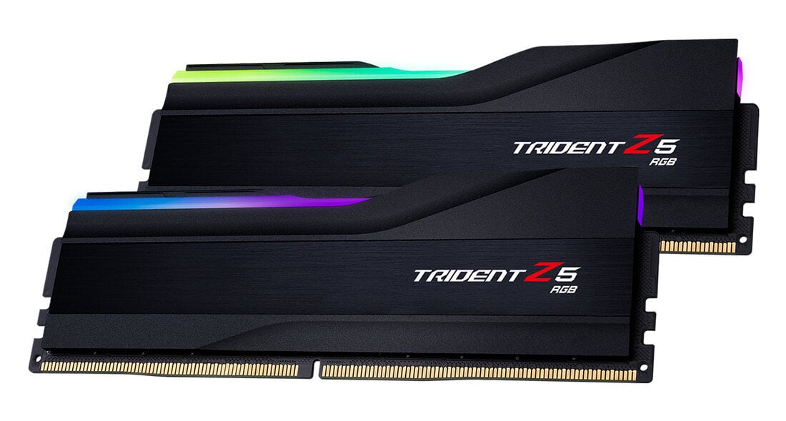 G.Skill Trident Z5 RGB, 32GB (2x16GB), DDR5, 6000MHz, Black (F5-6000J3238F16GX2-TZ5RK) cena un informācija | Operatīvā atmiņa (RAM) | 220.lv