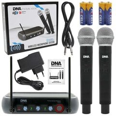 DNA FV Dual Vocal (198.10MHz, 204.50MHz) cena un informācija | Mikrofoni | 220.lv