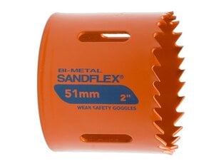 Bimetāla caurumu zāģis Bahco Sandflex 62 mm (3830-62-VIP) cena un informācija | Rokas instrumenti | 220.lv