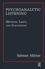 Psychoanalytic Listening: Methods, Limits, and Innovations cena un informācija | Sociālo zinātņu grāmatas | 220.lv