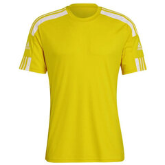 Futbola krekls vīriešiem Adidas Squadra 21 JSY GN5728, dzeltens cena un informācija | Futbola formas un citas preces | 220.lv