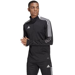 Džemperis vīriešiem Adidas Tiro 21 Warm Top M GM7354, melns cena un informācija | Futbola formas un citas preces | 220.lv