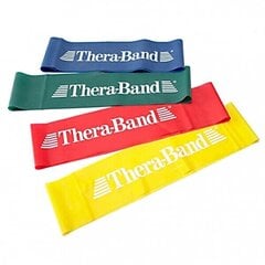 Петля для эластичной ленты Thera-band, зеленая, 7,5 см цена и информация | Фитнес-резинки, гимнастические кольца | 220.lv