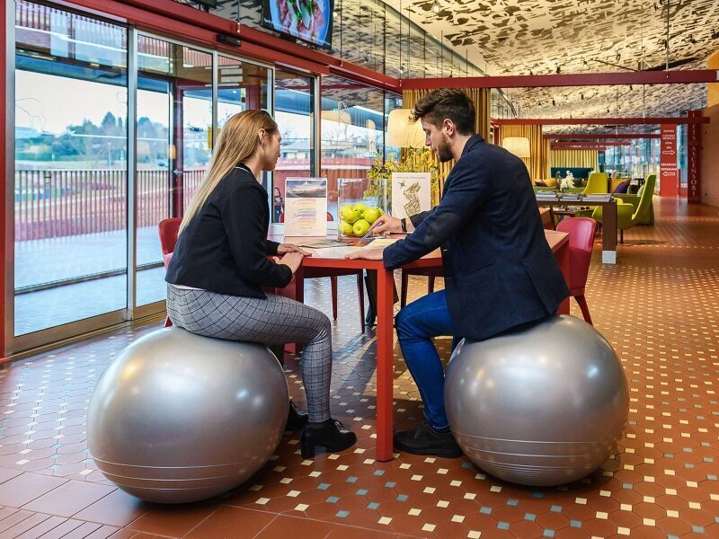 MEMORY Ball 65 cm, pelēka cena un informācija | Vingrošanas bumbas | 220.lv