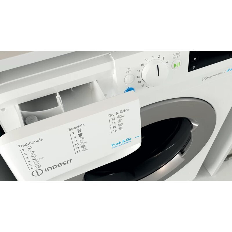 Indesit BDE864359EWS/EU cena un informācija | Veļas mašīnas | 220.lv