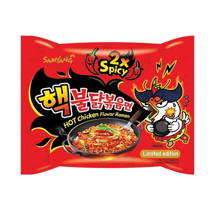 Rāmen SAMYANG (EXTREMELY HOT CHICKEN), 140g cena un informācija | Zupas, buljoni | 220.lv