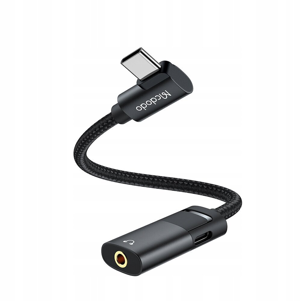 Mcdodo tālruņa adapteris, USB C, mini jack 3,5 mm, ar DAC CA-1880 cena un informācija | Savienotājkabeļi | 220.lv