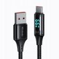 McDodo tālruņa kabelis, DIGITAL PRO USB-C 5A 66W 1,2 m melns цена и информация | Savienotājkabeļi | 220.lv