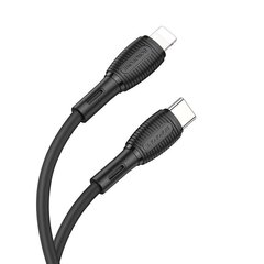 USB kabelis Borofone BX86 Advantage PD Type-C uz Lightning 1.0m melns cena un informācija | Savienotājkabeļi | 220.lv